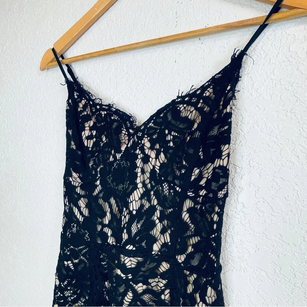 Lulu’s | You Have Good Taste Black Lace Bodycon Mini Dress - Picture 3 of 11